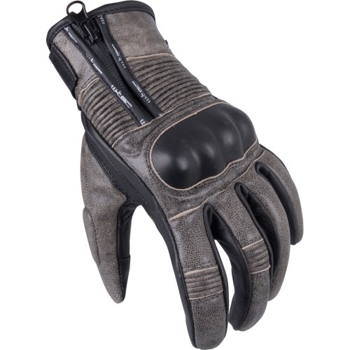 Men's Moto Gloves W-TEC Davili - Black-Brown