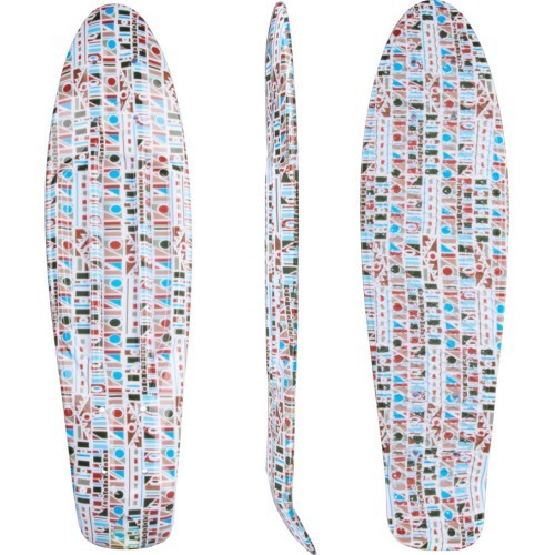 Penny Board Deck WORKER Paterny 22.5*6” - Design 1