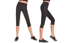 Moteriškos kaprio sportinės kelnės BAS BLACK Forcefit 70 - Juoda