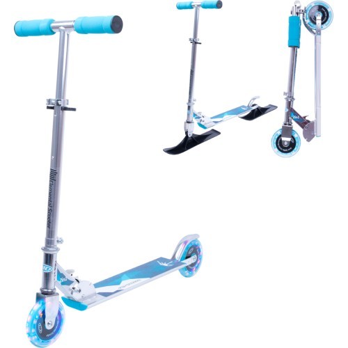 Worker Snow Spider folding scooter with light-up wheels (up to 60 kg)