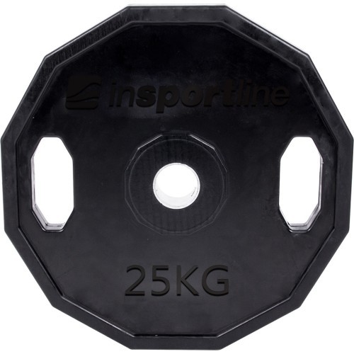 Rubber Coated Olympic Weight Plate inSPORTline Ruberton 25kg