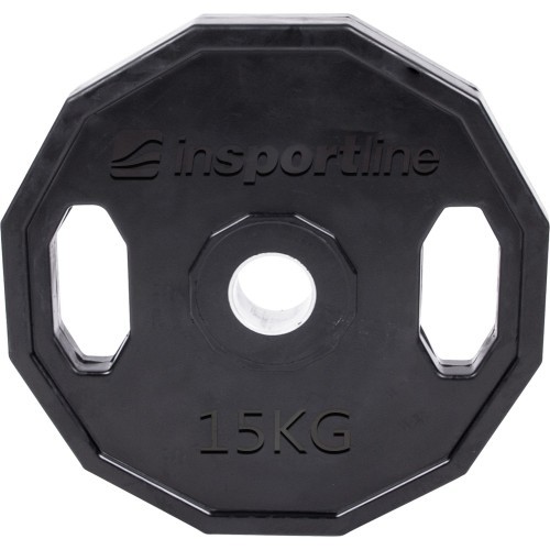 Rubber Coated Olympic Weight Plate inSPORTline Ruberton 15kg