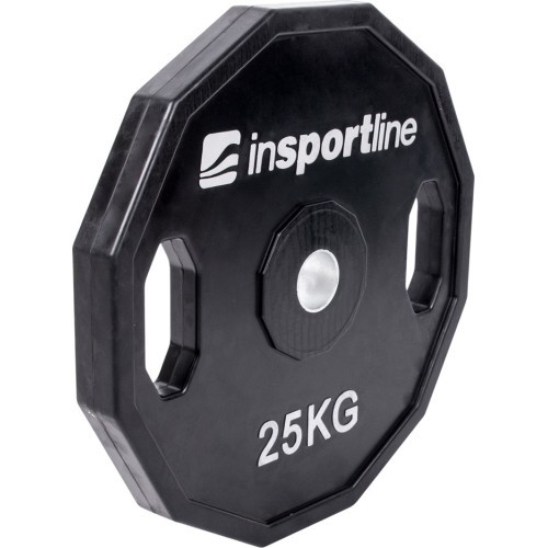 Rubber Coated Weight Plate inSPORTline Ruberton 25kg