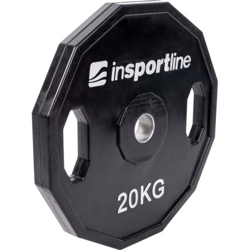 Rubber Coated Weight Plate inSPORTline Ruberton 20kg