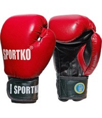 Bokso pirštinės SportKO PK1 - Raudona