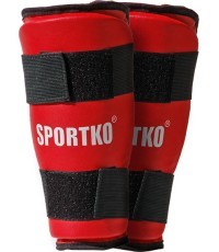 Blauzdų apsaugos SportKO 332 - Raudona