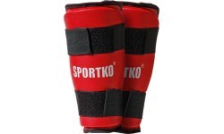 Blauzdų apsaugos SportKO 332 - Raudona