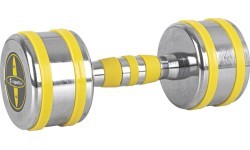 Chrome Dumbbell inSPORTline Yellsteel 7 kg