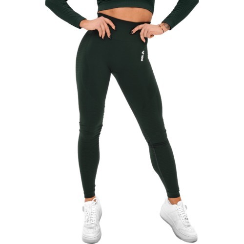 Women’s Leggings Boco Wear Bottle Green Cropped - Green