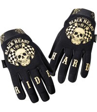 Motorcycle Gloves W-Tec Black Heart Restarter - Black
