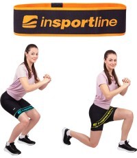 Resistance Band inSPORTline Hiplop L - Orange