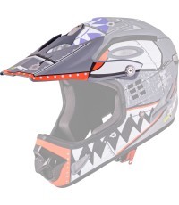 Atsarginis snapelis šalmui FS-605 W-TEC - Kaukolės šypsena