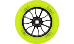 Колеса для самоката LMT S, 110 мм, с подшипниками ABEC 9 - Black / green