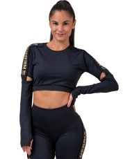 Women’s Crop Top Nebbia Honey Bunny 821 - Black