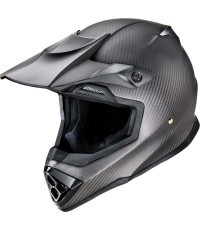 Motokroso šalmas W-TEC Crosscomp - Carbon matinis