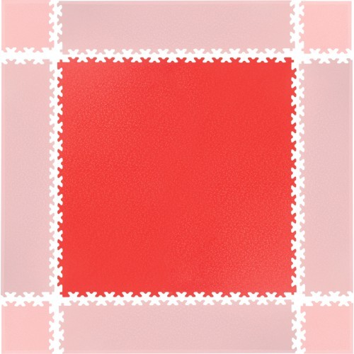 Puzzle Floor Mat inSPORTline Simple Red