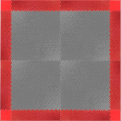 Corner Pieces for Puzzle Mat inSPORTline Simple Red – 4 Pcs.