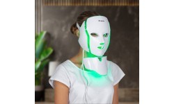 LED šviesos terapijos veido/kaklo kaukė inSPORTline Hilmana