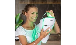 LED šviesos terapijos veido/kaklo kaukė inSPORTline Hilmana
