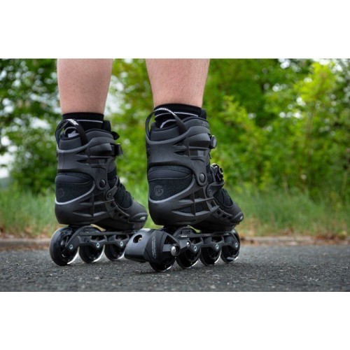 Riedučiai Powerslide Phuzion Argon Black 80 Trinity
