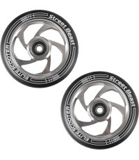 Freestyle Scooter Wheels inSPORTline, 110mm, 2pcs., Black-Silver