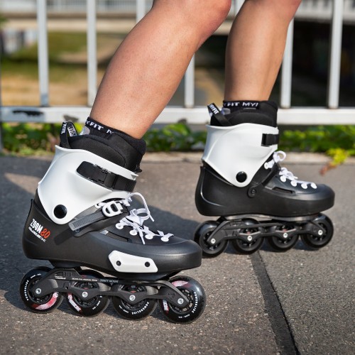 Роликовые коньки Powerslide Zoom Pro Black 80 Trinity