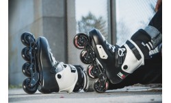 Роликовые коньки Powerslide Zoom Pro Black 80 Trinity