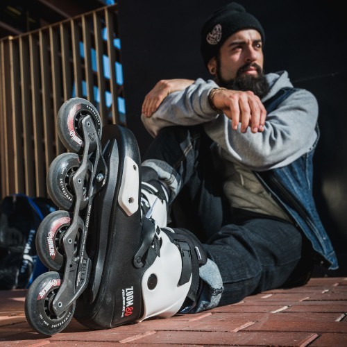 Riedučiai Powerslide Zoom Pro Black 80 Trinity