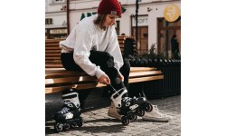 Роликовые коньки Powerslide Zoom Pro Black 80 Trinity
