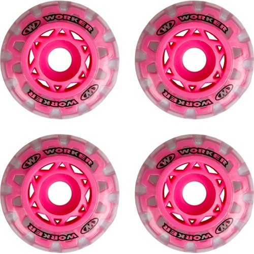 Inline Wheels Worker TriGo Skate, 64 mm - Pink