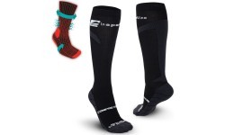 Compression Knee Socks inSPORTline Compleano AG+ - Black