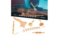 Wooden Full Body Massage Set inSPORTline Teriva Set