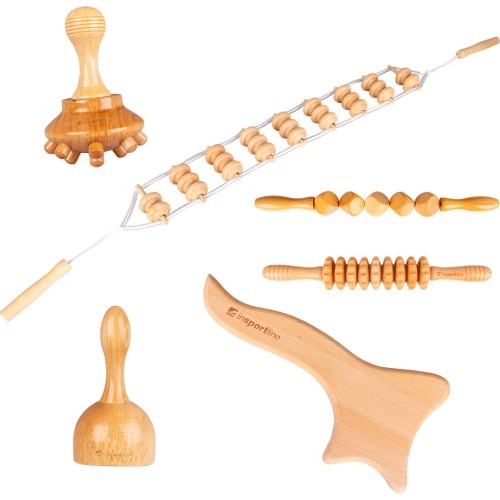 Wooden Full Body Massage Set inSPORTline Teriva Set