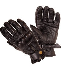 Summer Leather Motorcycle Gloves B-STAR Prelog - Black