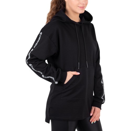 Женская толстовка inSPORTline Overhoodie - Black