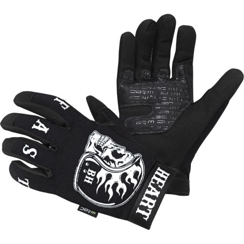 Motorcycle Gloves W-TEC Black Heart Hell Rider - Black