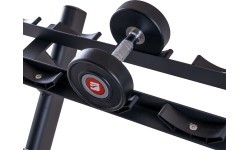 Three-Shelf Single-Handed Dumbbell Rack inSPORTline GymRack III