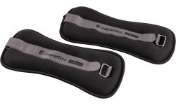 Ankle/Wrist Weights inSPORTline ON-X Neoprener 2 x 1 kg - Black