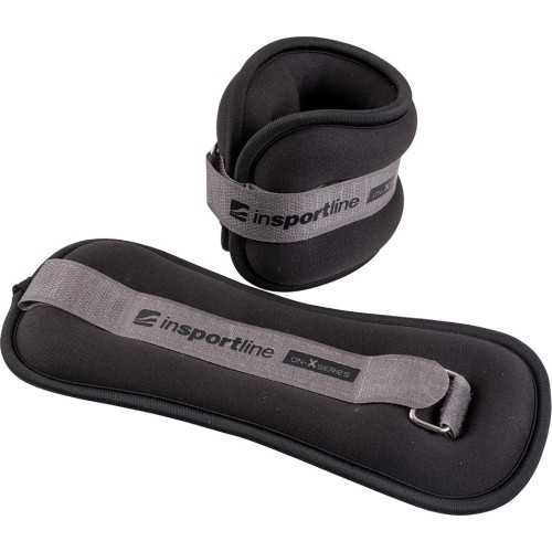 Ankle/Wrist Weights inSPORTline ON-X Neoprener 2 x 0.5 kg - Black