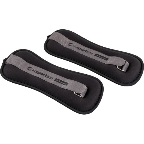 Kulkšnies/riešo svarmenys inSPORTline ON-X neopreniniai 2 x 0,5 kg - Juoda