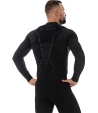 Мужская футболка с длинным рукавом Brubeck Thermo Black LS13040A