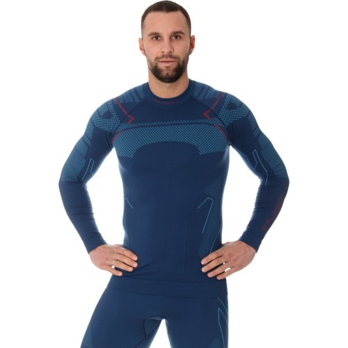 Brubeck Marškinėliai Vyrams Thermo Black LS13040A