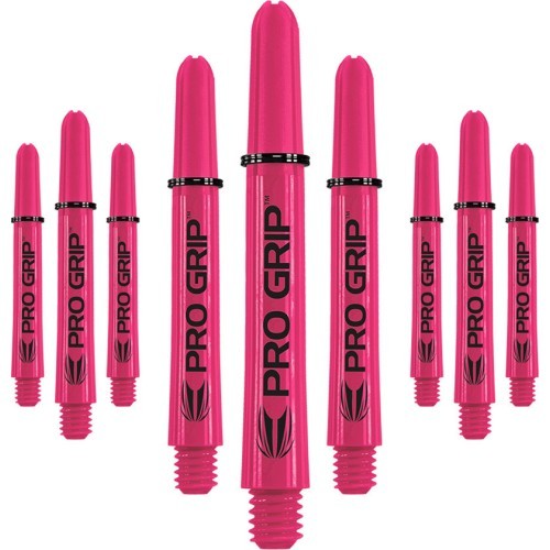 Хвостовики для дротиков Target Pro Grip Pink Intermediate, 3 x 3 шт.