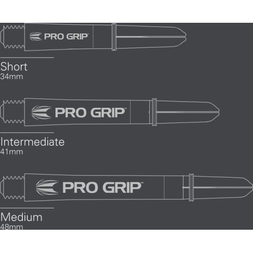 Хвостовики для дротиков Target Pro Grip Pink Intermediate, 3 x 3 шт.