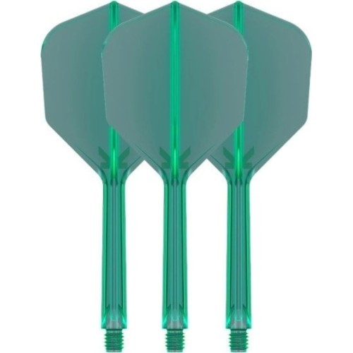 Оперения для дротиков Target K-Flex No.6 In Between, 3 шт. - Зелёный