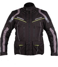 Touring Motorcycle Jacket W-TEC Smackton - Black / Green