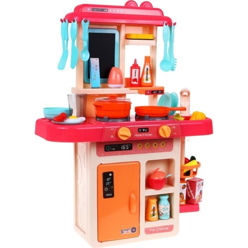 Розовая игрушечная кухня
