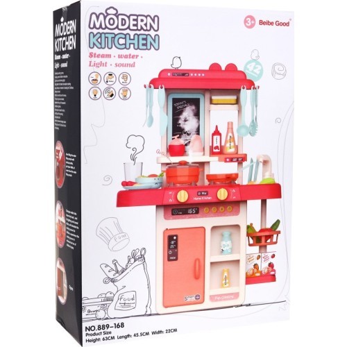 Kitchen, kitchenette pink