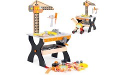 Деревянный детский верстак с инструментами ECOTOYS