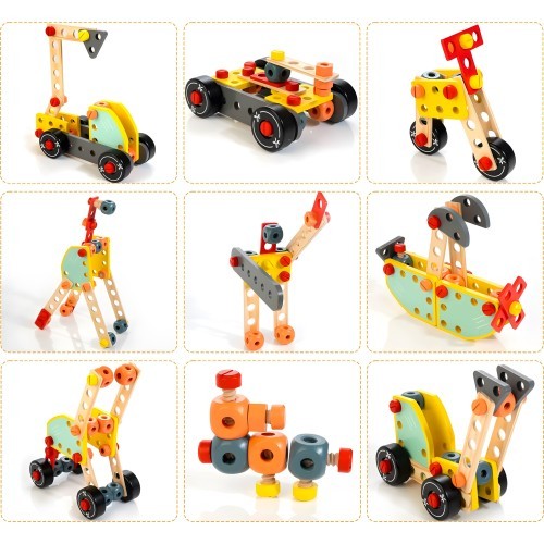 Деревянный детский верстак с инструментами ECOTOYS